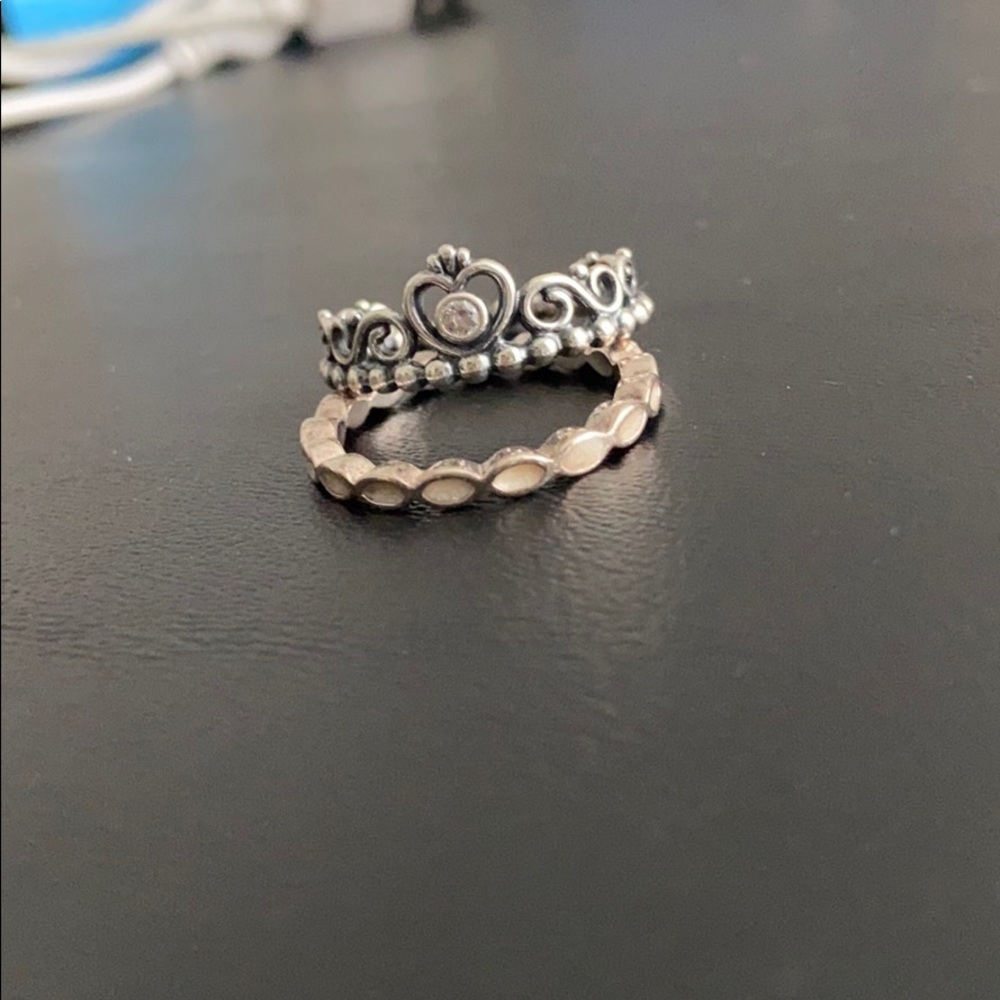 2 pandora rings